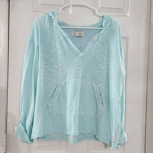 Anthropologie Saturday Sunday Esme Slub Hoodie M